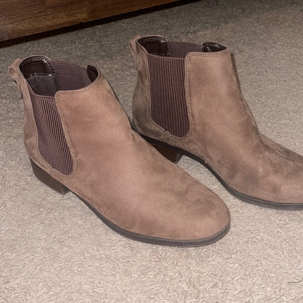 Short Brown Booties